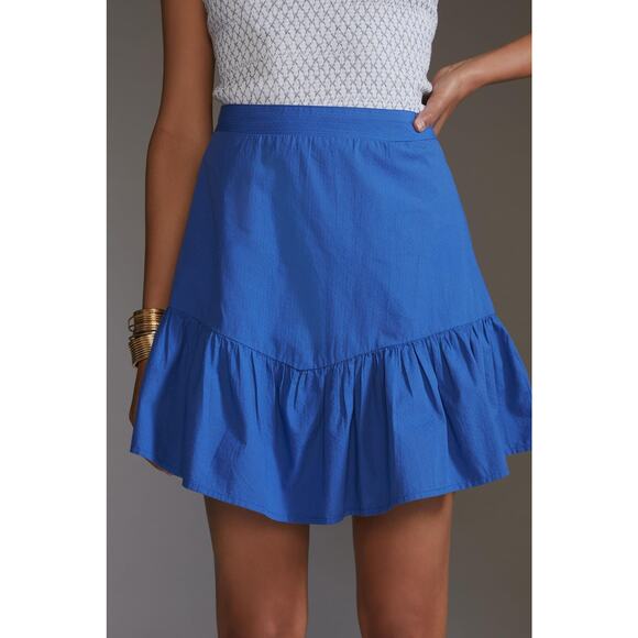 Anthropologie Maeve Flounce Mini Skirt - New - Size 4 - Picture 4 of 6